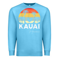 Ocean Blue kauai hawaii chicken lover souvenir t shirt Premium Sweatshirt - linhVisuals
