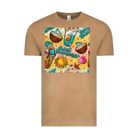 Vintage Camel sweet summer coffee cups with colorful leopard and sea stars seamless  Vintage Tee - BundleAndBundleShop