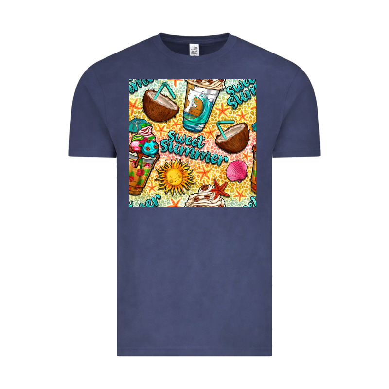 Sweet Summer Coffee Cups With Colorful Leopard And Sea Stars Seamless  Vintage Tee by BundleAndBundleShop | Teevron