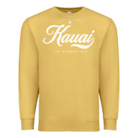Antique Gold kauai hawaii vintage retro t shirt Premium Sweatshirt - linhVisuals