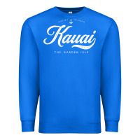 True Royal kauai hawaii vintage retro t shirt Premium Sweatshirt - linhVisuals