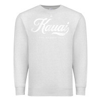Oatmeal Heather kauai hawaii vintage retro t shirt Premium Sweatshirt - linhVisuals