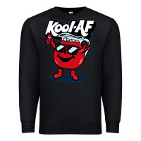 Black Kool-Af Premium Sweatshirt - linhVisuals