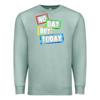 Seafoam no day but today Premium Sweatshirt - linhVisuals