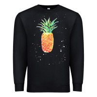 Black Pineapple Onesie Premium Sweatshirt - linhVisuals