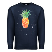 Navy Pineapple Onesie Premium Sweatshirt - linhVisuals