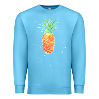 Ocean Blue Pineapple Onesie Premium Sweatshirt - linhVisuals