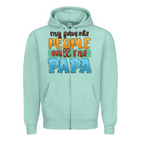 Seafoam my favorite people call me papa Zipper Hoodie - JahusDesignShop