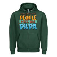 Sports Green my favorite people call me papa Zipper Hoodie - JahusDesignShop