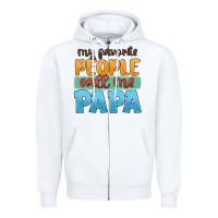 White my favorite people call me papa Zipper Hoodie - JahusDesignShop