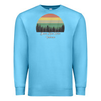 Ocean Blue deam lake state Premium Sweatshirt - linhVisuals