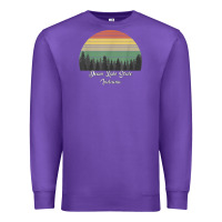 Purple deam lake state Premium Sweatshirt - linhVisuals