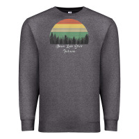 Charcoal Heather deam lake state Premium Sweatshirt - linhVisuals