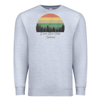 Heather Grey deam lake state Premium Sweatshirt - linhVisuals
