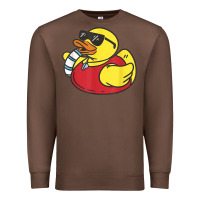 Chestnut lifeguard rubber duck t shirt Premium Sweatshirt - linhVisuals