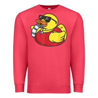 Cardinal lifeguard rubber duck t shirt Premium Sweatshirt - linhVisuals