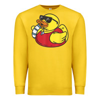 Lemon lifeguard rubber duck t shirt Premium Sweatshirt - linhVisuals