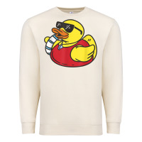 Sandshell lifeguard rubber duck t shirt Premium Sweatshirt - linhVisuals