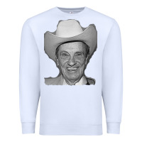 White profile ernest tubb famous Premium Sweatshirt - linhVisuals