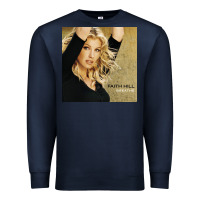 Navy faith hill   breathe Premium Sweatshirt - linhVisuals