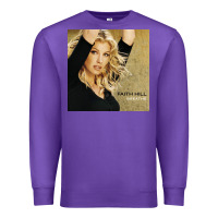 Purple faith hill   breathe Premium Sweatshirt - linhVisuals
