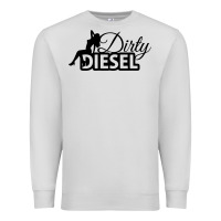 Dove Grey Dirty Diesel Sexy Premium Sweatshirt - linhVisuals