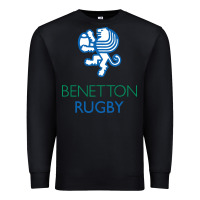Black benetton rugby in italy Premium Sweatshirt - linhVisuals