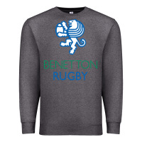 Charcoal Heather benetton rugby in italy Premium Sweatshirt - linhVisuals