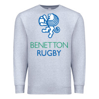 Heather Grey benetton rugby in italy Premium Sweatshirt - linhVisuals