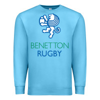 Ocean Blue benetton rugby in italy Premium Sweatshirt - linhVisuals