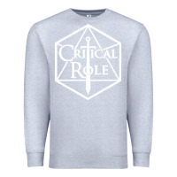 Heather Grey critical role Premium Sweatshirt - linhVisuals