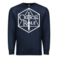 Navy critical role Premium Sweatshirt - linhVisuals