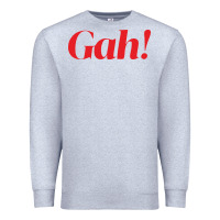 Heather Grey lisa say gah Premium Sweatshirt - linhVisuals