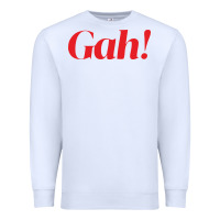 White lisa say gah Premium Sweatshirt - linhVisuals