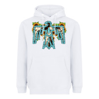White thuhderbird Heavyweight Hoodie - JahusDesignShop