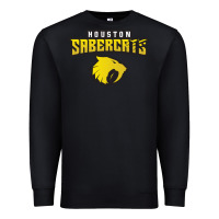 Black houston sabercats rugby Premium Sweatshirt - linhVisuals