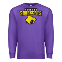 Purple houston sabercats rugby Premium Sweatshirt - linhVisuals