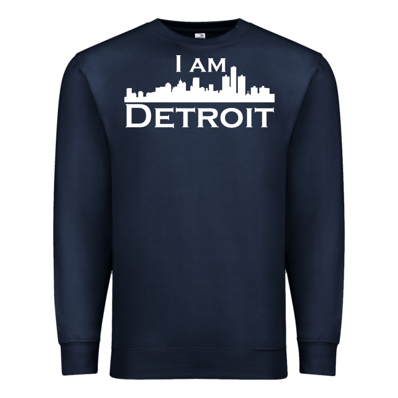 I Am Detroit Premium Sweatshirt by linhVisuals | Teevron