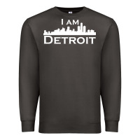 Smoke I Am Detroit Premium Sweatshirt - linhVisuals