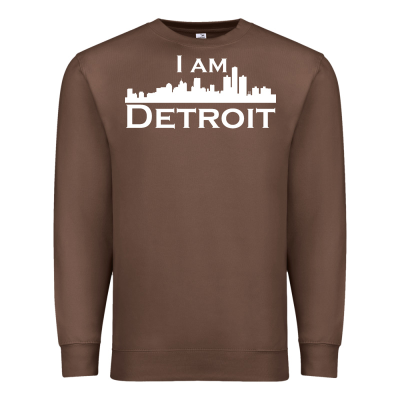 I Am Detroit Premium Sweatshirt by linhVisuals | Teevron