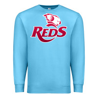 Ocean Blue queensland reds rugby Premium Sweatshirt - linhVisuals