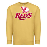 Antique Gold queensland reds rugby Premium Sweatshirt - linhVisuals