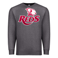 Charcoal Heather queensland reds rugby Premium Sweatshirt - linhVisuals