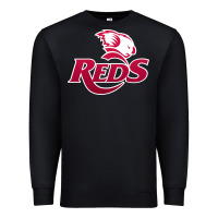 Black queensland reds rugby Premium Sweatshirt - linhVisuals
