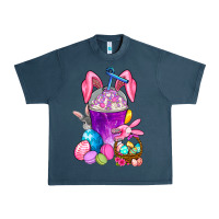 Midnight Navy Easter Coffee Cup Urban Heavy Tee - BundleAndBundleShop