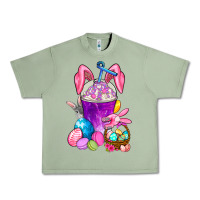 Oil Green Easter Coffee Cup Urban Heavy Tee - BundleAndBundleShop