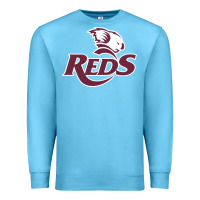 Ocean Blue reds rugby australia Premium Sweatshirt - linhVisuals