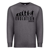Charcoal Heather soccer evolution Premium Sweatshirt - linhVisuals