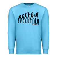 Ocean Blue soccer evolution Premium Sweatshirt - linhVisuals