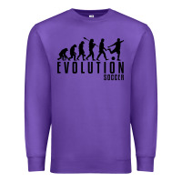 Purple soccer evolution Premium Sweatshirt - linhVisuals